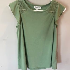Cloud chaser Green tank top - casual/dressy